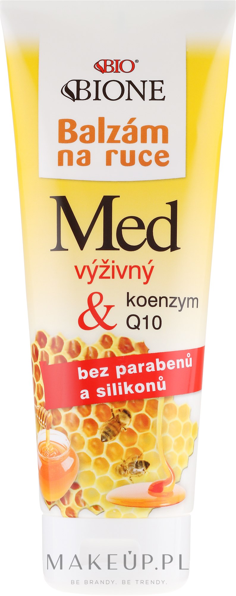 Odżywczy balsam do rąk - Bione Cosmetics Honey + Q10 Cream — Zdjęcie 205 ml