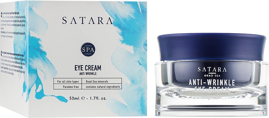 Krem na okolice oczu - Satara Dead Sea Anti Wrinkle Eye Cream — Zdjęcie N3