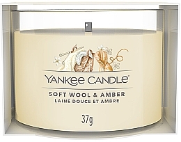 Świeca zapachowa w mini szklance - Yankee Candle Soft Wool & Amber Mini — Zdjęcie N1