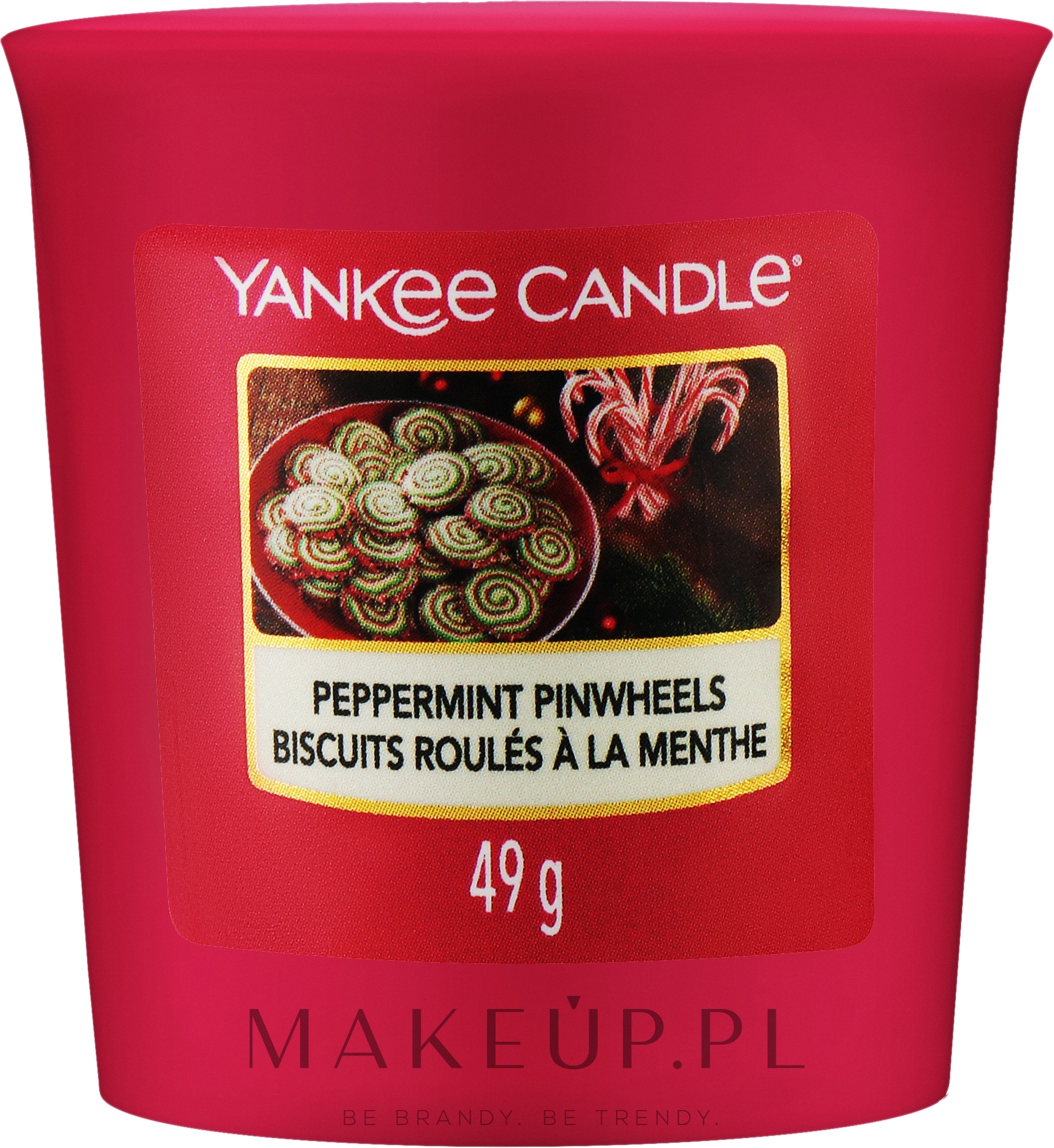 Świeca zapachowa wotywna - Yankee Candle Peppermint Pinwheels Votive — Zdjęcie 49 g