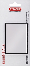 Kup Lusterko kieszonkowe 8,5x6 cm, czarne - Titania Square Pocket Mirror