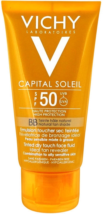 Krem BB do twarzy SPF 50 - Vichy Capital Soleil BB Tinted Dry Touch Face Fluid — Zdjęcie N1
