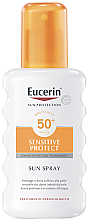 Spray do ochrony przeciwsłonecznej dla skóry wrażliwej - Eucerin Sun Protection Solar Spray SPF 50+  — Zdjęcie N1