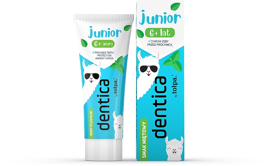Pasta do zębów dla dzieci 6+ - Tołpa Dentica Junior — Zdjęcie N1