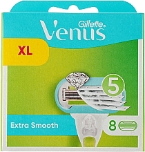 Wymienne wkłady do maszynki, 8 szt. - Gillette Venus Extra Smooth — Zdjęcie N1