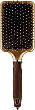 Kup Szczotka do włosów - Olivia Garden Expert Care Rectangular Nylon Gold&Brown L