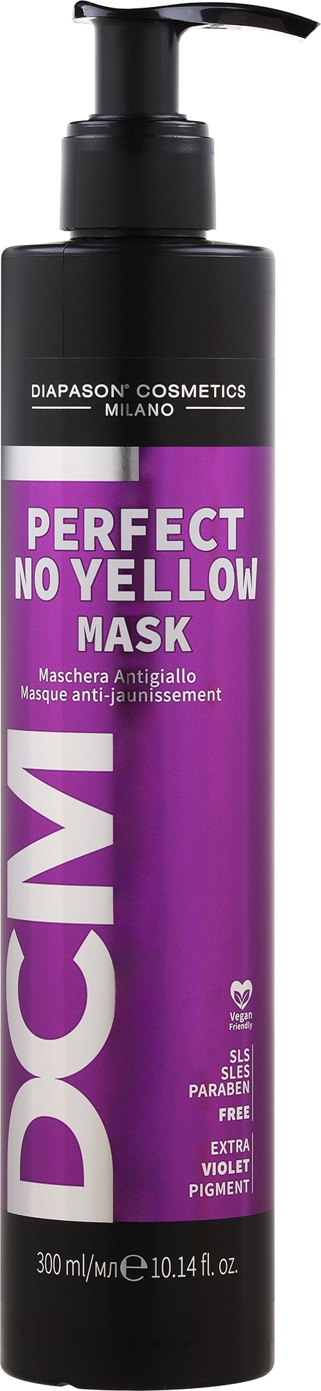 Maseczka przeciw żółknięciu włosów - DCM Perfect No Yellow Mask — Zdjęcie 300 ml