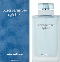 Dolce & Gabbana Light Blue Eau Intense - Woda perfumowana — Zdjęcie N2