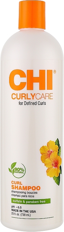 Szampon do włosów kręconych i puszących się - CHI Curly Care Curl Shampoo — Zdjęcie N2