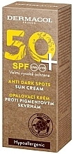 Krem przeciwsłoneczny na plamy pigmentacyjne - Dermacol Anti Dark Spots Sun cream SPF 50+ — Zdjęcie N2