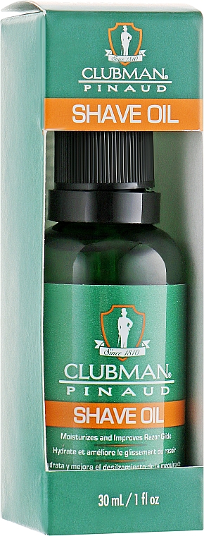 Naturalny olejek do golenia - Clubman Pinaud Shave Oil — Zdjęcie N1