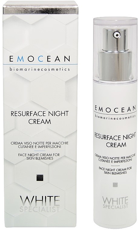 Rewitalizujący krem ​​do twarzy na noc - Emocean White Specialist Resurface Night Cream — Zdjęcie N1