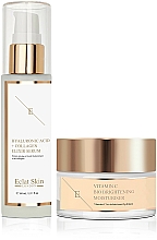Zestaw - Eclat Skin London Hyaluronic + Collagen + Vitamin C Bio Giftset (ser/60ml + cr/50ml) — Zdjęcie N1