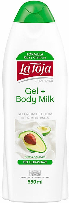 Żel pod prysznic Awokado - La Toja Hidrotermal Aloe Vera Gel + Body Milk — Zdjęcie N1