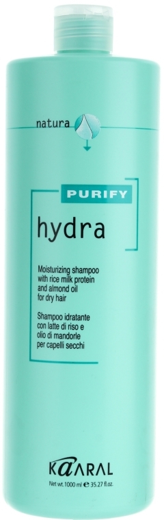 Szampon z proteinami mleczka pszczelego i olejem migdałowym - Kaaral Purify Hydra Shampoo — Zdjęcie N2
