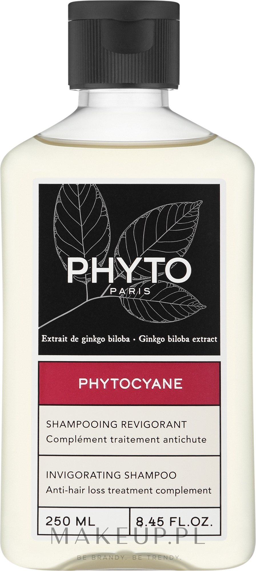 Rewitalizujący szampon do włosów - Phyto Phytocyane Invigorating Shampoo  — Zdjęcie 250 ml
