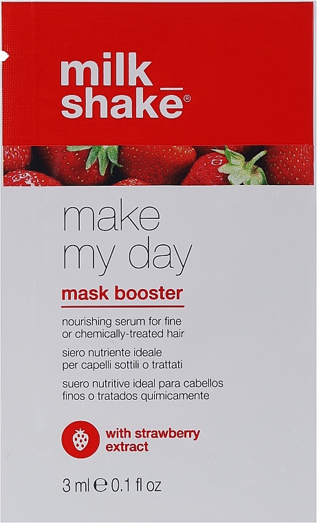 Maska do włosów Truskawka - Milk_Shake Make My Day Mask Booster Strawberry — Zdjęcie N2
