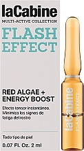 Ampułki do pielęgnacji twarzy z efektem błysku - La Cabine Flash Effect Ampoules — Zdjęcie N2