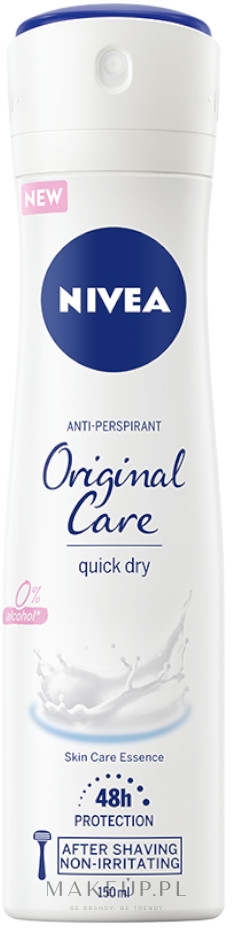 Antyperspirant w sprayu - NIVEA Original Care Antyperspriant — Zdjęcie 150 ml