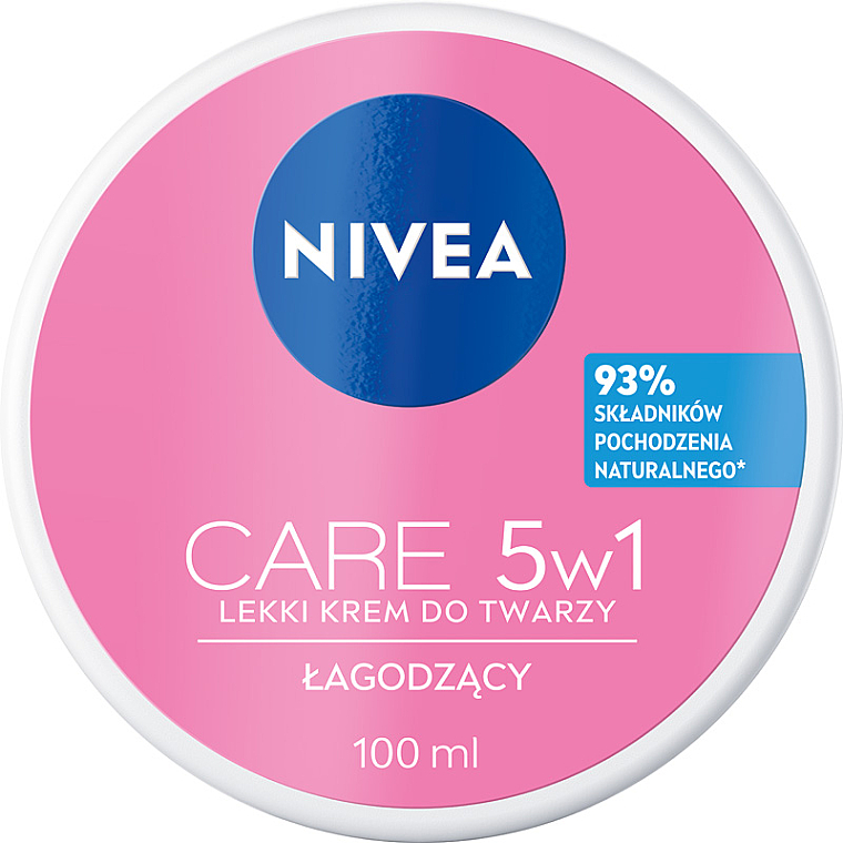 5 w 1 łagodzący lekki krem do twarzy - NIVEA Care Light Soothing Cream — Zdjęcie N4