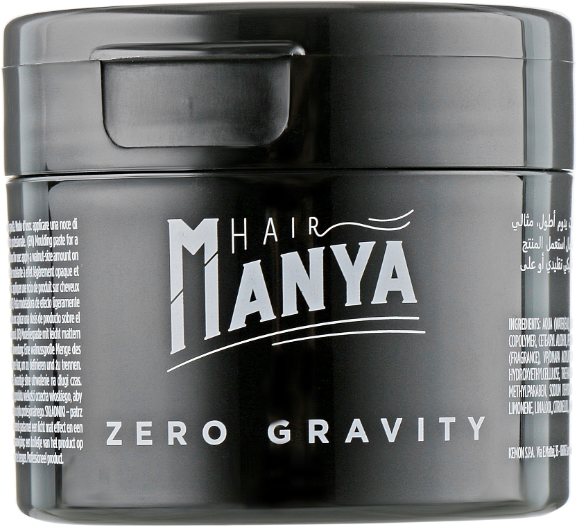 Mocna pasta do stylizacji włosów - Kemon ﻿Hair Manya Zero Gravity Ultra Fixing Cream — Zdjęcie N2