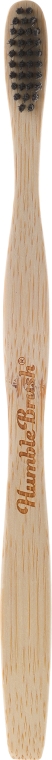 Miękka bambusowa szczoteczka do zębów, czarna - The Humble Co. Adult Black Soft Toothbrush — Zdjęcie N2