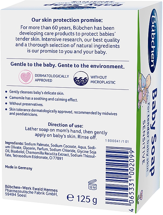 Mydło kosmetyczne dla dzieci - Bubchen Baby Seife — Zdjęcie N2