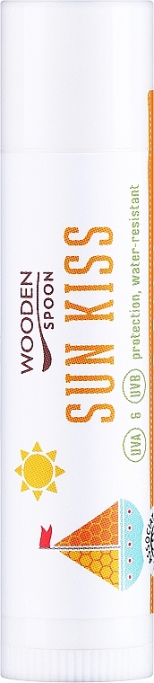 Ochronny balsam do ust - Wooden Spoon Sun Kiss Lip Balm SPF45 — Zdjęcie N1