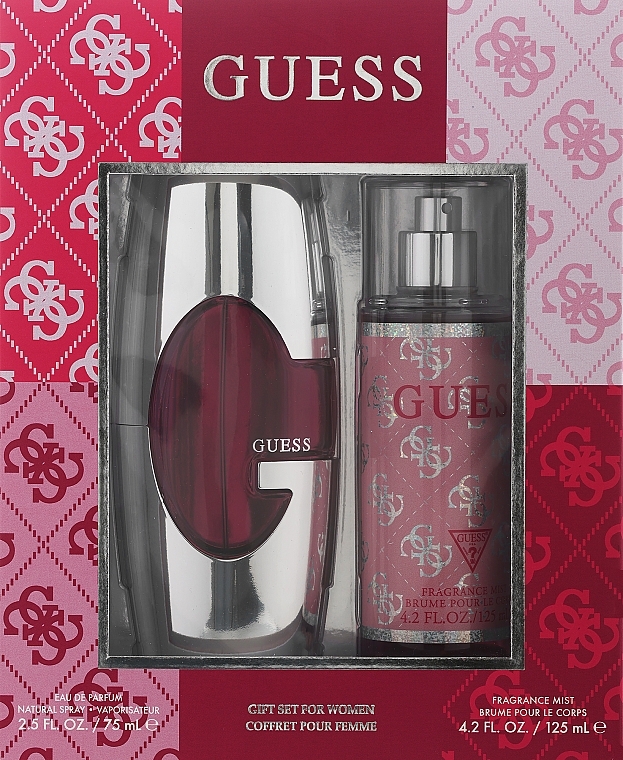 Guess For Women Pour Femme - Zestaw (edp/75ml + mist/125ml) — Zdjęcie N1