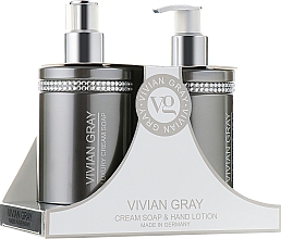 Kup PRZECENA! Zestaw - Vivian Gray Grey Crystal (cr/soap/250ml + h/lot/250ml) *