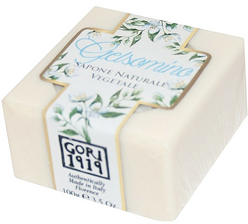 Mydło w kostce Jaśmin - Antico Saponificio Gori 1919 Jasmin Natural Vegetable Soap — Zdjęcie N1