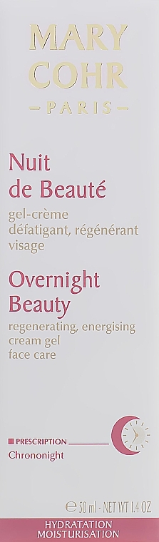 Regenerujący krem-żel do twarzy - Mary Cohr Enriched Overnight Beauty Regenerating Energising Cream Gel — Zdjęcie N1