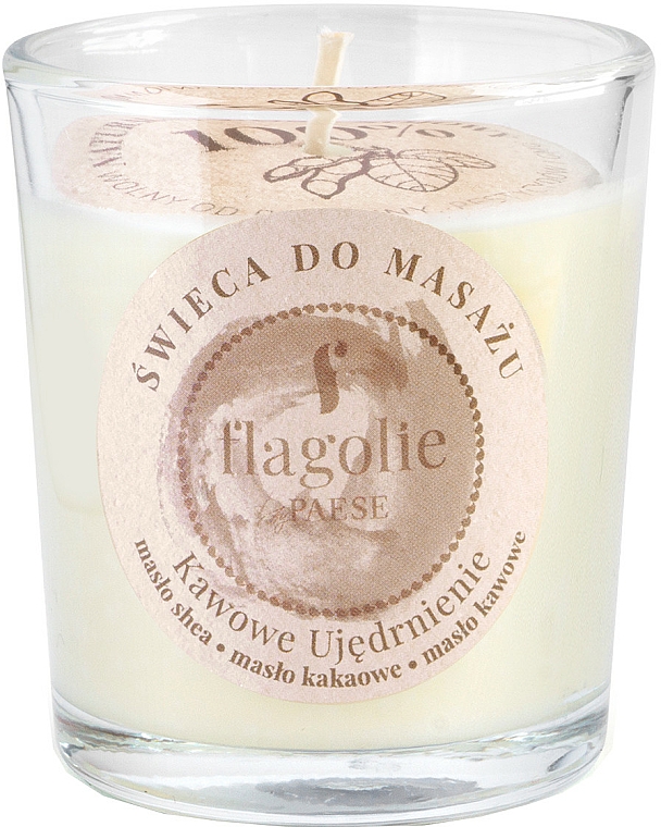 Świeca do masażu w szklance Kawowe ujędrnienie - Flagolie Coffee Firming Massage Candle — Zdjęcie N1