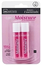 Zestaw nawilżających balsamów do ust - IDC Institute Moisture Rose Lip Balm Duo — Zdjęcie N1