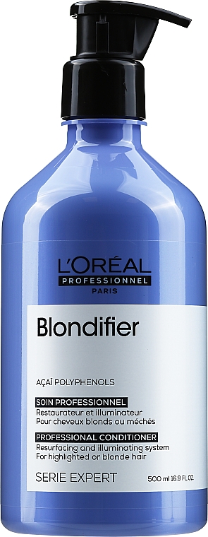 Regenerująca odżywka chroniąca blask włosów - L'Oreal Professionnel Serie Expert Blondifier Illuminating Conditioner — Zdjęcie N7