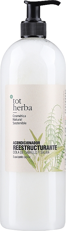 Odżywka do włosów Skrzyp polny i szałwia - Tot Herba Horse Tail & Salvia Hair Conditioner  — Zdjęcie N1