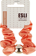 Kup Gumka do włosów, EH336, z kokardką, brzoskwiniowa - Esli
