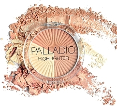 Rozświetlacz do twarzy - Palladio Sunkissed Highlighter — Zdjęcie N2