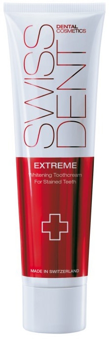 Wybielająca pasta do zębów - SWISSDENT Extreme Whitening Toothcream For Stained Teeth
