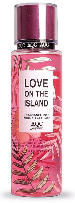 Perfumowana mgiełka do ciała - AQC Fragrances Love On The Island Body Mist — Zdjęcie N1