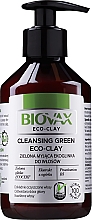 Kup Zielona myjąca ekoglinka do włosów - Biovax Eco-clay