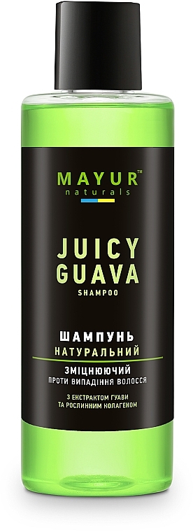 Wzmacniający naturalny szampon do włosów normalnych Guawa - Mayur