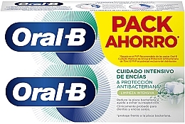 Kup Zestaw - Oral-B Gum Intensive Care & Bacteria Guard (toothpaste/2x75ml)