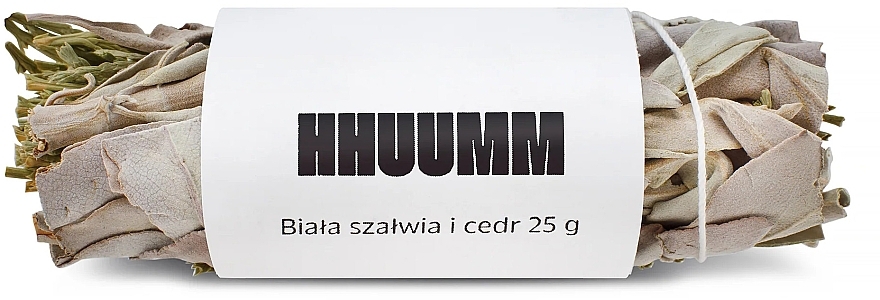 Kadzidło z białej szałwii i liści cedru - Hhuumm — Zdjęcie N1