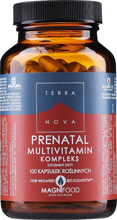 Kompleks witamin dla kobiet - Terranova Prenatal Multivitamin Complex — Zdjęcie N2