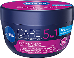 Kup Lekki krem do twarzy na noc - NIVEA Care Night Light Face Cream