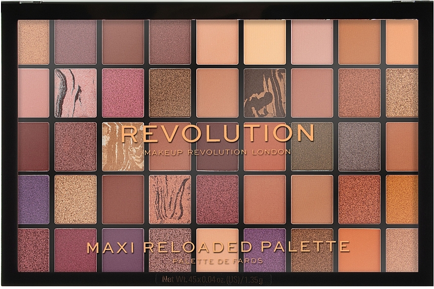 PRZECENA! Paleta cieni do powiek - Makeup Revolution Maxi Reloaded Palette * — Zdjęcie N2