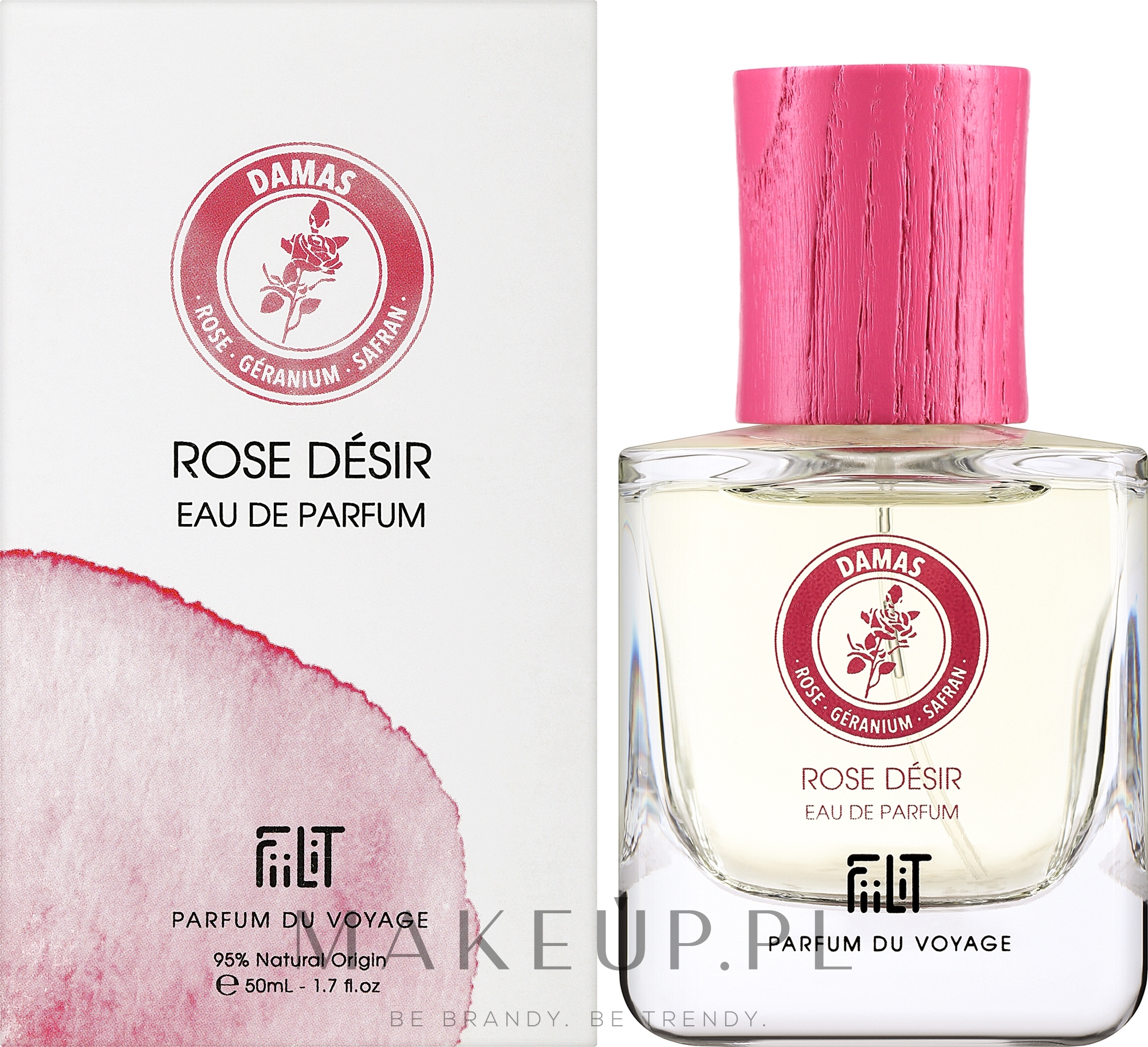 FiiLiT Rose Desir Damas - Woda perfumowana — Zdjęcie 50 ml