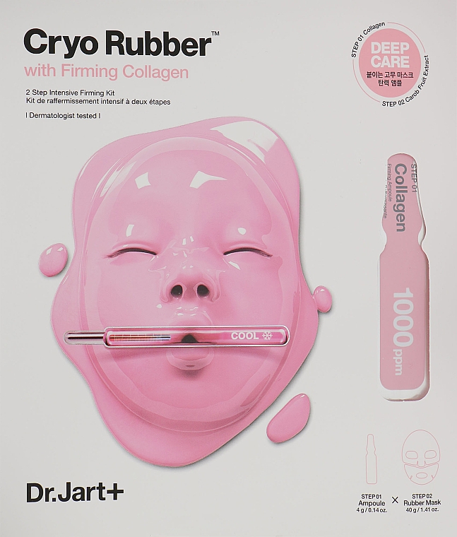 Maska alginianowa Napinanie - Dr. Jart+ Cryo Rubber With Firming Collagen Mask 2 Step Intensive Firming Kit