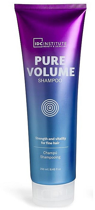 Szampon zwiększający objętość włosów - IDC Institute Pure Volume Shampoo  — Zdjęcie N1